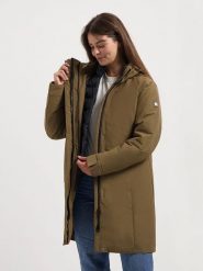 TRAVELIN' Kurtka przeciwdeszczowa 3w1 w kolorze czarno-oliwkowym rozmiar: 3XL. Brązowe kurtki przeciwdeszczowe damskie Travelin', xl, bez kaptura. Za 587.99 zł.