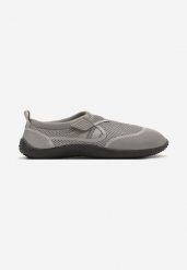 Szare Wsuwane Płaskie Buty Sportowe Ozdobione Perforacją Rivanema. Szare buty sportowe na co dzień męskie Born2be, bez zapięcia. Za 34.99 zł.