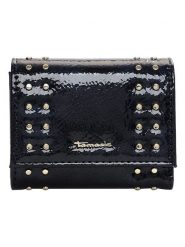 Tamaris Portfel "Georgina" w kolorze czarnym - 10,5 x 9 x 3 cm rozmiar: onesize. Czarne portfele damskie Tamaris, bez wzorów, z lakierowanej skóry. Za 43.99 zł.
