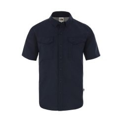 Koszula turystyczna męska The North Face M Sequoia. Niebieskie koszule męskie TNF, m, bez wzorów, bez kołnierzyka, bez ramiączek. Za 212.00 zł.