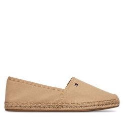 Espadryle Tommy Hilfiger. Brązowe espadryle damskie Tommy Hilfiger, bez wzorów, bez obcasa. Za 249.99 zł.