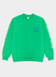 Zielona bluza oversize z okrągłym dekoltem C22SF-2B-002-Z-0. Zielone bluzy bez kaptura męskie Pako Lorente, m, z bawełny. Za 59.99 zł.