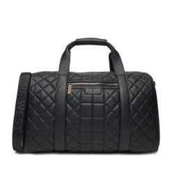 Torba weekendowa Nine West. Czarne torebki klasyczne damskie Nine West, bez wzorów, bez dodatków. Za 369.99 zł.
