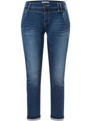 Timezone Dżinsy "Nali" - Slim fit - w kolorze niebieskim rozmiar: W30. Niebieskie jeansy damskie Timezone. Za 184.46 zł.