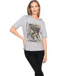 Heine Bluza w kolorze jasnoszarym rozmiar: 46. Szare bluzy z kapturem damskie Heine. Za 82.64 zł.