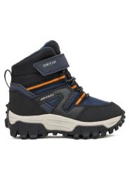 Geox Śniegowce J Himalaya B Abx J46FRD 050FU C0659 M Granatowy. Niebieskie buty zimowe chłopięce Geox, z materiału. Za 249.99 zł.
