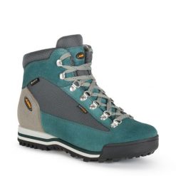 Buty sportowe trekkingowe damskie Aku Ultralight Gore-tex wysokie. Szare obuwie trekkingowe damskie Aku. Za 499.00 zł.
