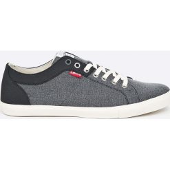 Levi's - Tenisówki. Szare trampki i tenisówki męskie Levi's, bez wzorów, z gumy, bez zapięcia. W wyprzedaży za 179.90 zł.