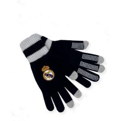 Real Madryt rękawiczki zimowe RM5GU2 czarne. Czarne rękawiczki damskie Real Madrid, na zimę, bez wzorów, z bawełny. Za 89.99 zł.