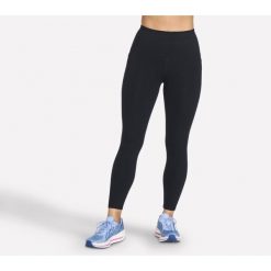 Legginsy Damskie Skechers. Czarne legginsy damskie Skechers, bez wzorów. Za 176.99 zł.