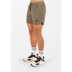 Colton Szorty - zielony. Zielone szorty męskie GORILLA WEAR, bez wzorów. Za 168.00 zł.