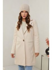 L'armoire de Suzette Płaszcz przejściowy w kolorze kremowym rozmiar: 38. Brązowe płaszcze damskie L'armoire de Suzette, l, bez wzorów, z wełny, klasyczne. Za 118.56 zł.