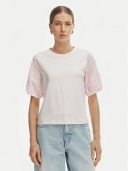 Vero Moda Bluzka Janni 10340706 Różowy Regular Fit. Czerwone bluzki damskie Vero Moda, m, bez wzorów, z bawełny, bez ramiączek. Za 99.99 zł.