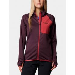 Bluza Polarowa Damska Columbia Triple Canyon Grid. Czerwone bluzy bez kaptura damskie Columbia, xs, z polaru. Za 389.00 zł.