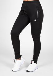 Rochelle Track Spodnie - Czarny. Czarne spodnie sportowe damskie GORILLA WEAR, s, z poliesteru, na fitness i siłownię. Za 232.00 zł.
