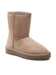 Jenny Fairy Śniegowce WS5918-04 Beżowy. Brązowe śniegowce damskie Jenny Fairy, z materiału. Za 79.99 zł.