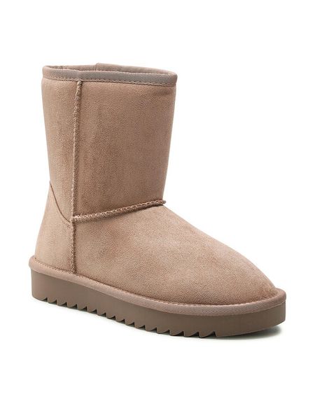 Jenny Fairy Śniegowce WS5918-04 Beżowy. Brązowe śniegowce damskie Jenny Fairy, z materiału. Za 79.99 zł.