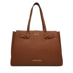 Torebka LOVE MOSCHINO. Brązowe torebki klasyczne damskie Love Moschino, bez wzorów, bez dodatków. Za 1,099.00 zł.
