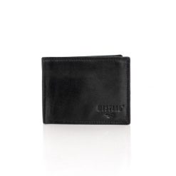 Skórzany Portfel Męski Mustang Udine Wallet Black 06.101900. Czarne portfele męskie Mustang, bez wzorów, ze skóry. Za 179.99 zł.