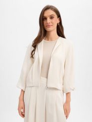 Someday Kurtka typu blouson Kobiety wiskoza (100%) biały, 40. Białe kurtki damskie Someday, bez wzorów, z satyny, bez kaptura. Za 549.95 zł.