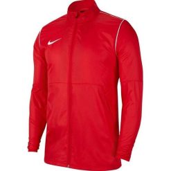 Kurtka do piłki nożnej męska Nike RPL Park 20 RN JKT. Czerwone kurtki męskie Nike, m, bez wzorów, sportowe, bez kaptura. Za 166.45 zł.
