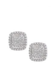 Revoni Złote kolczyki-wkrętki z diamentami rozmiar: onesize. Szare kolczyki damskie Revoni, z diamentem, złote. Za 761.99 zł.