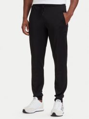 EA7 Emporio Armani Spodnie dresowe 7M002101 AF27716 UC001 Czarny Slim Fit. Czarne spodnie dresowe męskie EA7 Emporio Armani, bez wzorów, z dresówki. Za 669.99 zł.