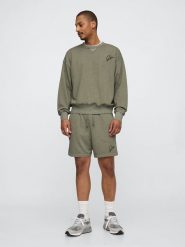 GAP Szorty w kolorze khaki rozmiar: S. Brązowe szorty męskie GAP, bez kołnierzyka. Za 140.95 zł.