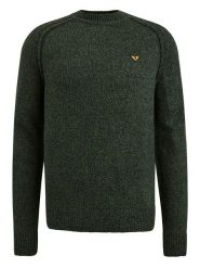 PME Legend Sweter w kolorze ciemnozielonym rozmiar: L. Zielone swetry męskie PME Legend, l, bez wzorów, z wełny, bez kołnierzyka. Za 184.46 zł.
