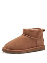 S.Oliver Skórzane botki w kolorze jasnobrązowym rozmiar: 40. Brązowe botki damskie S.Oliver, bez obcasa, bez zapięcia. Za 201.08 zł.