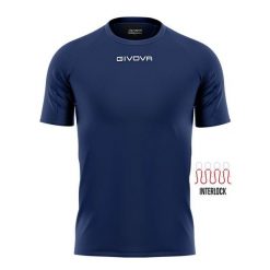 Koszulka piłkarska dla dorosłych Givova Capo MC. Niebieskie t-shirty sportowe męskie Givova, m, bez ramiączek, do piłki nożnej. Za 64.35 zł.
