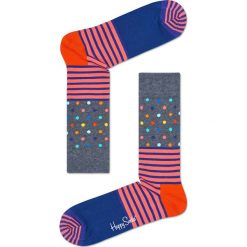 Happy Socks - Skarpety Stripes & Dots. Skarpetki damskie Happy Socks, bez wzorów, z bawełny. W wyprzedaży za 29.90 zł.