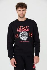 JUST CAVALLI Czarna bluza R 1998 Dripp. Czarne bluzy bez kaptura męskie Just Cavalli, m. W wyprzedaży za 499.99 zł.