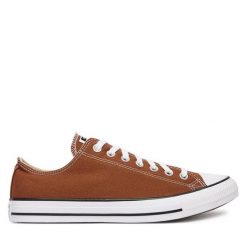 Trampki Converse. Brązowe trampki i tenisówki męskie Converse, bez wzorów, bez zapięcia. Za 329.99 zł.
