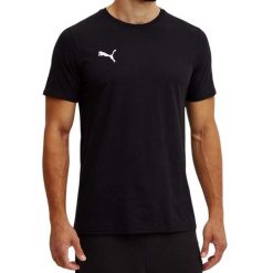 Koszulka męska sportowa czarna logo PUMA. Czarne t-shirty sportowe męskie Puma, m, bez ramiączek, na fitness i siłownię. Za 45.00 zł.