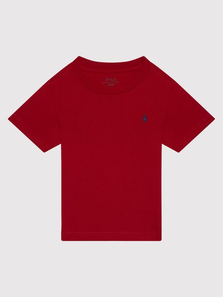 Polo Ralph Lauren T-Shirt 323832904038 Czerwony Regular Fit. Czerwone t-shirty chłopięce Polo Ralph Lauren, bez wzorów, z bawełny, bez ramiączek. Za 139.99 zł.