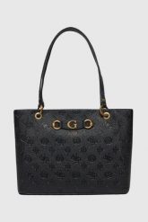GUESS Czarna torebka Izzy Peony Noel. Czarne torebki klasyczne damskie Guess, z aplikacjami, bez dodatków. W wyprzedaży za 567.99 zł.