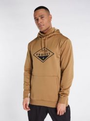 Bluza techniczna męska z kapturem Protest Prtissyk. Brązowe bluzy z kapturem męskie Protest, m, z elastanu. Za 249.99 zł.