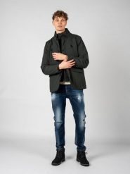 Geox Kurtka "Tevere" | M2620A T2953 | Mężczyzna | Zielony. Zielone kurtki męskie Geox, m, bez wzorów, z poliesteru, bez kaptura. W wyprzedaży za 589.00 zł.