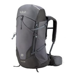 Plecak turystyczny Rab Exion. Szare plecaki damskie RAB, bez wzorów, sportowe. Za 799.99 zł.