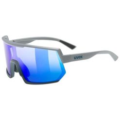Okulary sportowe Uvex Sportstyle 235. Niebieskie okulary przeciwsłoneczne męskie Uvex, z materiału. Za 321.19 zł.