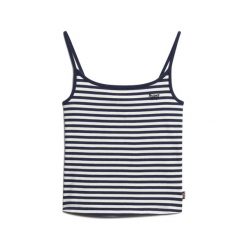 Damski tank top Superdry. Niebieskie topy damskie Superdry., bez wzorów, bez kołnierzyka. Za 114.00 zł.