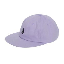 Czapka z daszkiem unisex Volcom Full Stone Dad. Fioletowe czapki męskie Volcom, bez wzorów, z bawełny. Za 102.00 zł.