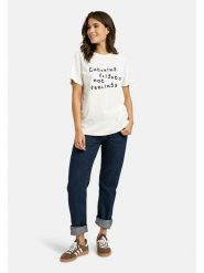 Smith & Soul Koszulka w kolorze kremowym rozmiar: XL. Brązowe t-shirty damskie Smith & Soul, xl, bez wzorów, z bawełny, bez kołnierzyka. Za 78.99 zł.