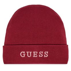 Czapka Guess. Czerwone czapki zimowe damskie Guess. Za 119.99 zł.