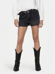 ONLY Szorty jeansowe Jaci 15314430 Czarny Loose Fit. Czarne szorty damskie Only, bez wzorów, z bawełny. Za 129.99 zł.