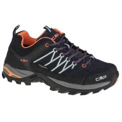Buty trekkingowe damskie, CMP Rigel Low. Czarne obuwie trekkingowe damskie CMP. W wyprzedaży za 359.99 zł.