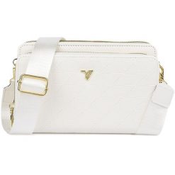 Biała Torebka Crossbody Damska Mini Na Telefon I Dokumenty Por-T-51 : Kolory - Biały. Białe torebki klasyczne damskie bez wzorów, małe, bez dodatków. Za 79.99 zł.