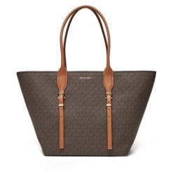 Torebka MICHAEL Michael Kors. Brązowe torebki klasyczne damskie MICHAEL Michael Kors, bez wzorów, bez dodatków. Za 829.99 zł.