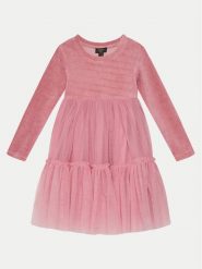 OVS Sukienka elegancka 2144438 Różowy Regular Fit. Czerwone sukienki dziewczęce OVS, bez wzorów, z bawełny, eleganckie, bez ramiączek. Za 99.99 zł.